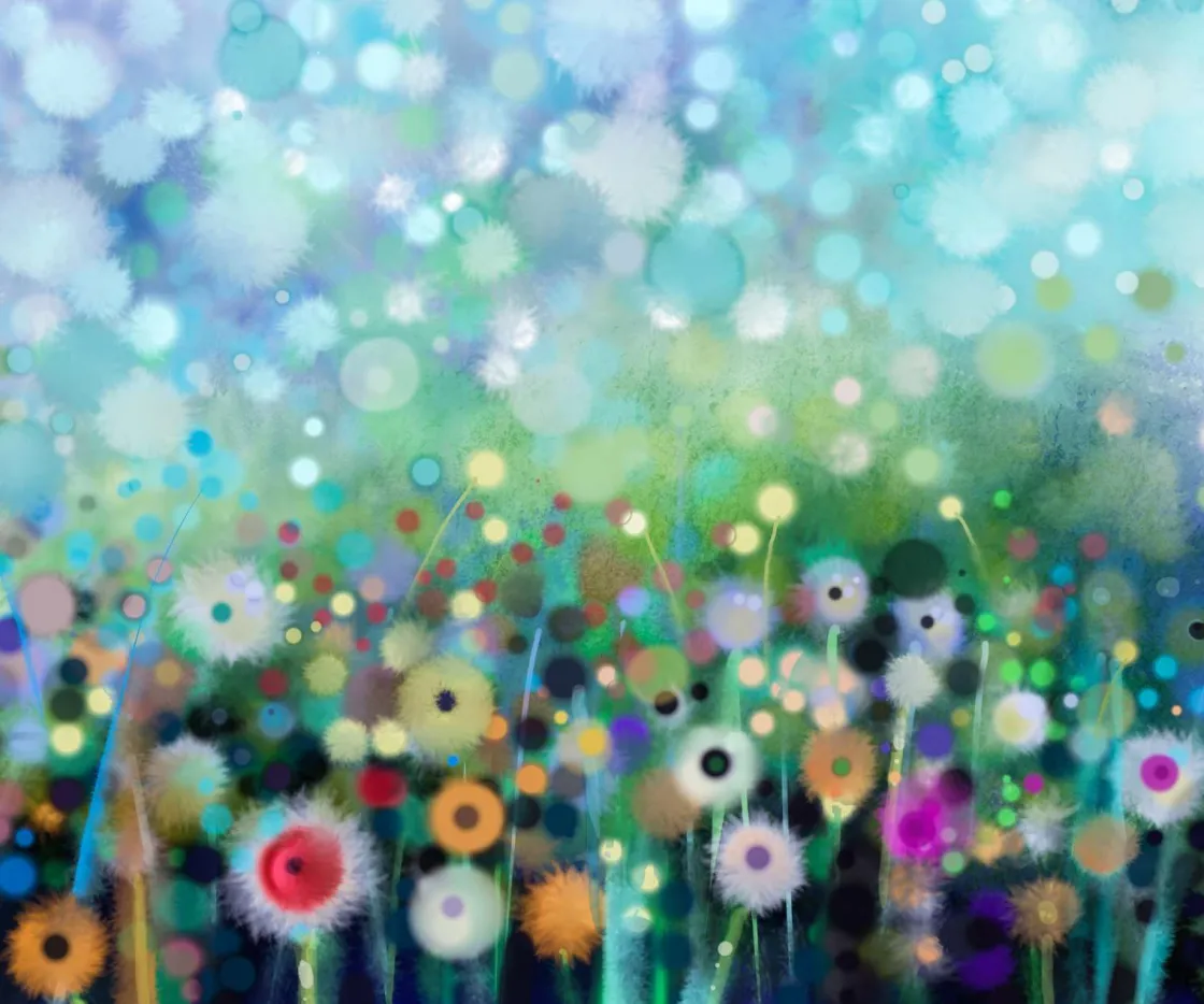 abstracte_bloemen_aquarel_0.webp Discount Abstracte bloemen aquarel fotobehang Kunst & Design | Bloemen