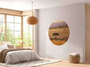 Online Acacia bomen in Kenia fotobehang Bloemen