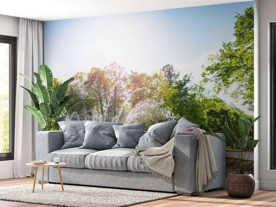adam_en_eva_fontein_in_he_2.webp Discount Adam en Eva fontein in het Peterhof fotobehang Kunst & Design | Bloemen