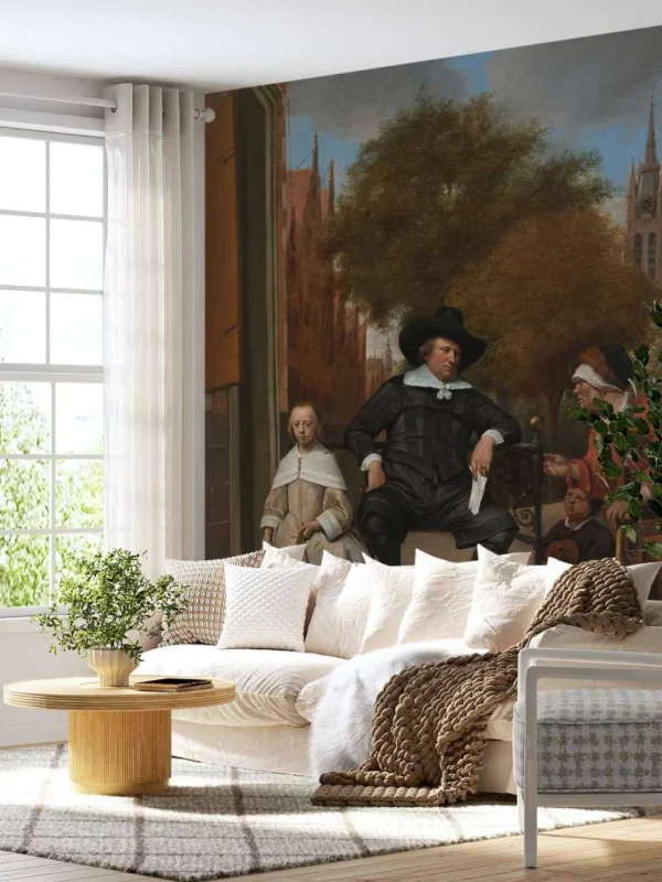 Sale Adolf en Catharina Croeser aan de Oude Delft fotobehang Keuken | Kunst & Design
