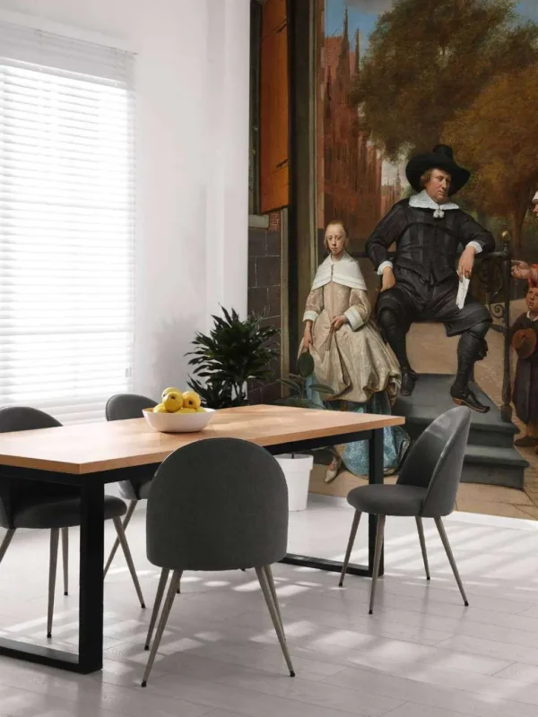 Sale Adolf en Catharina Croeser aan de Oude Delft fotobehang Keuken | Kunst & Design