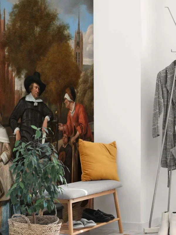 Sale Adolf en Catharina Croeser aan de Oude Delft fotobehang Keuken | Kunst & Design