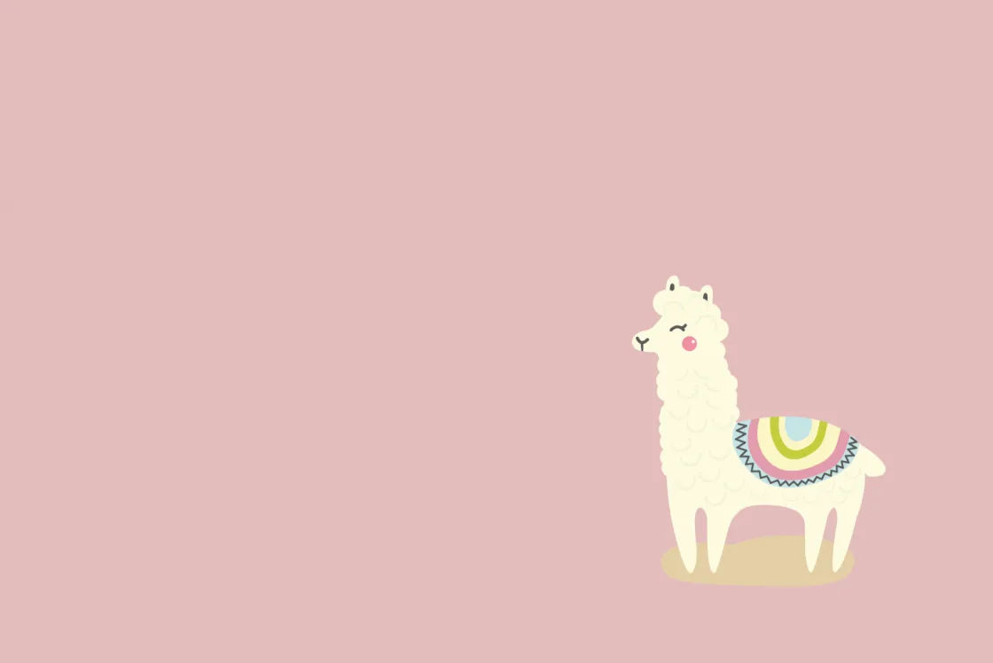 alpaca_design_met_een_roz_0.webp Online Alpaca design met een roze achtergrond fotobehang Kinderkamer | Babykamer