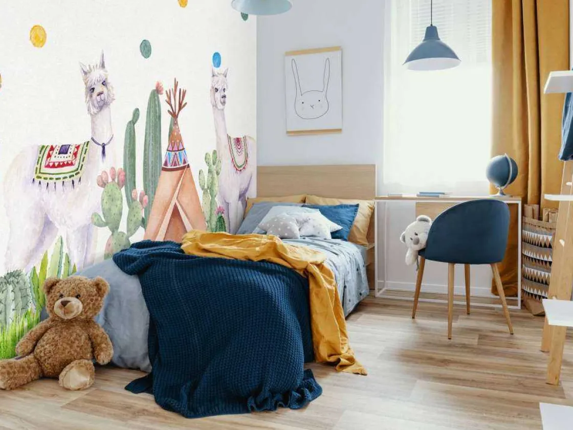 alpacas_tussen_cactussen_7.webp Online Alpaca's tussen cactussen Kinderkamer | Dieren