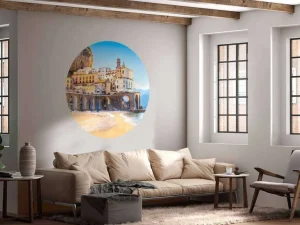 Online Amalfi strand fotobehang Architectuur