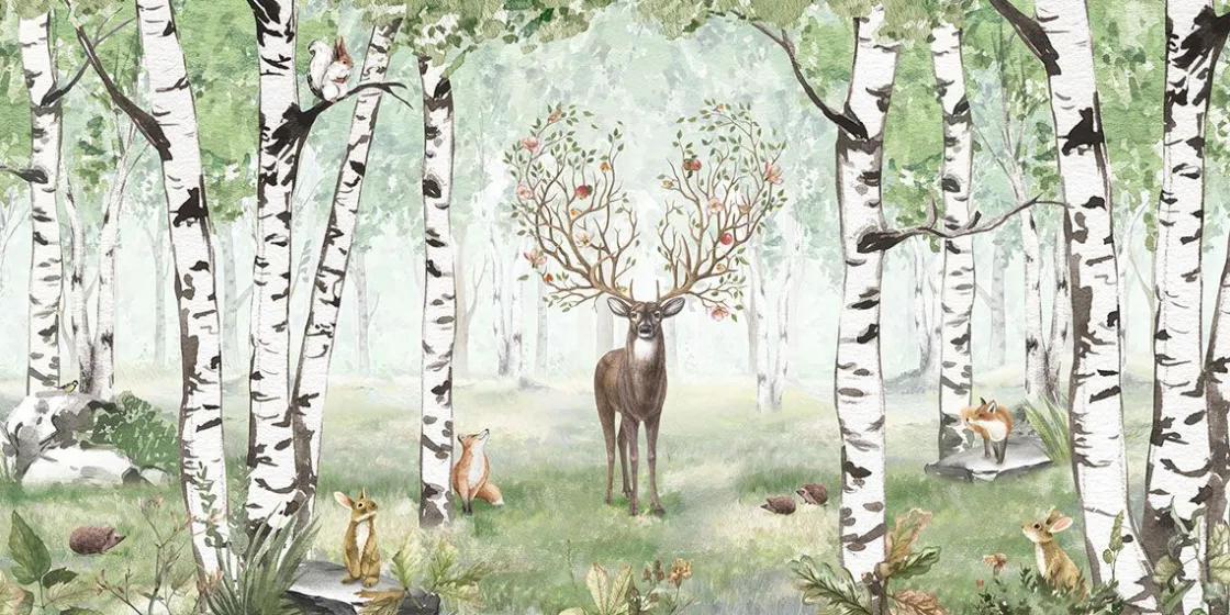 amazing_antlers__summer_0.webp New Amazing Antlers - Summer Kinderkamer | Dieren