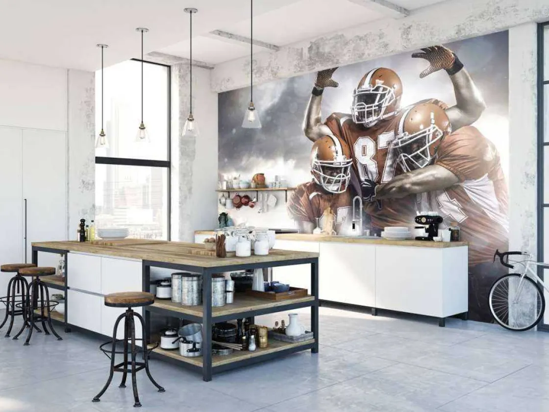 american_football_spelers_7.webp Outlet American Football spelers juichen fotobehang Tienerkamer | Sport