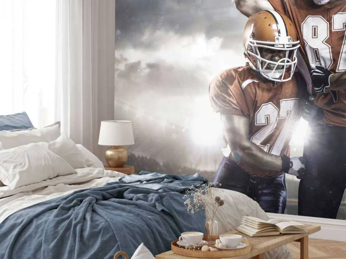 american_football_spelers_9.webp Outlet American Football spelers juichen fotobehang Tienerkamer | Sport