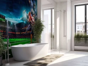 Clearance American Football stadion fotobehang Tienerkamer | Kinderkamer
