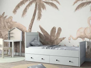 Online Apen en flamingo's Kinderkamer | Dieren