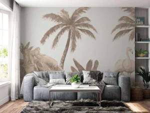 Online Apen en flamingo's Kinderkamer | Dieren