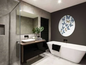 Outlet Aquarel van vlinders met een witte achtergrond fotobehang Kunst & Design | Dieren
