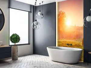 Online Arabisch paard bij zonsondergang fotobehang Tienerkamer | Kinderkamer