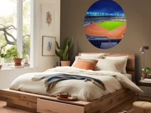 Fashion Atletiekstadion in de avond fotobehang Tienerkamer | Kinderkamer