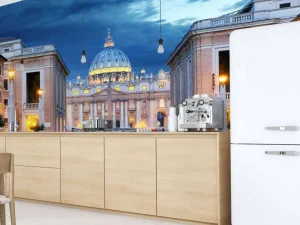 Best Avond in het Vaticaan fotobehang Architectuur