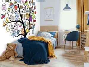 Discount Babyspullen boom fotobehang Babykamer