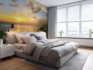 Sale Balkon met droomuitzicht fotobehang Slaapkamer
