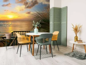 Sale Balkon met droomuitzicht fotobehang Slaapkamer