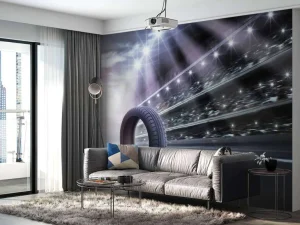 Clearance Band op een race circuit fotobehang Kinderkamer | Transport
