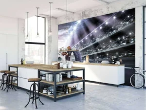 Clearance Band op een race circuit fotobehang Kinderkamer | Transport