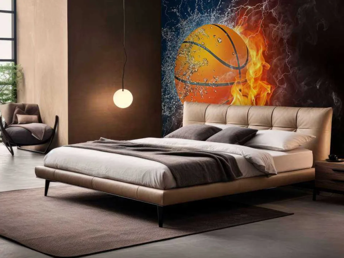basketbal_met_veel_kracht_1.webp Online Basketbal met veel kracht fotobehang Kinderkamer | Sport