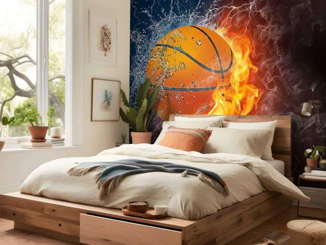 basketbal_met_veel_kracht_9.webp Online Basketbal met veel kracht fotobehang Kinderkamer | Sport