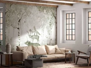 Online Bear King - Green Kinderkamer | Dieren