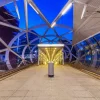 Online Beatrixkwartier sneltramhalte fotobehang Steden | Architectuur