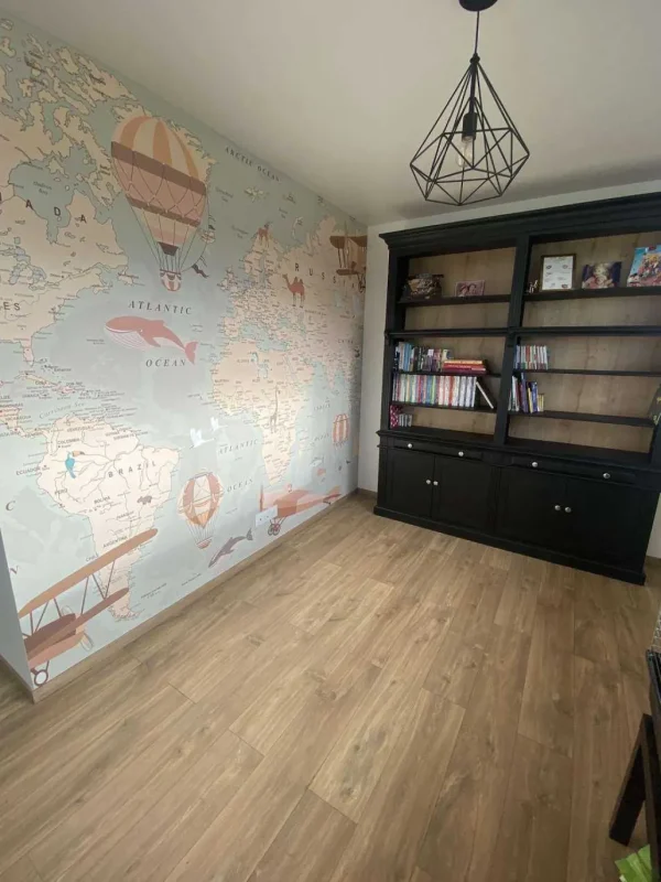 Discount Beige wereldkaart Kinderkamer | Dieren