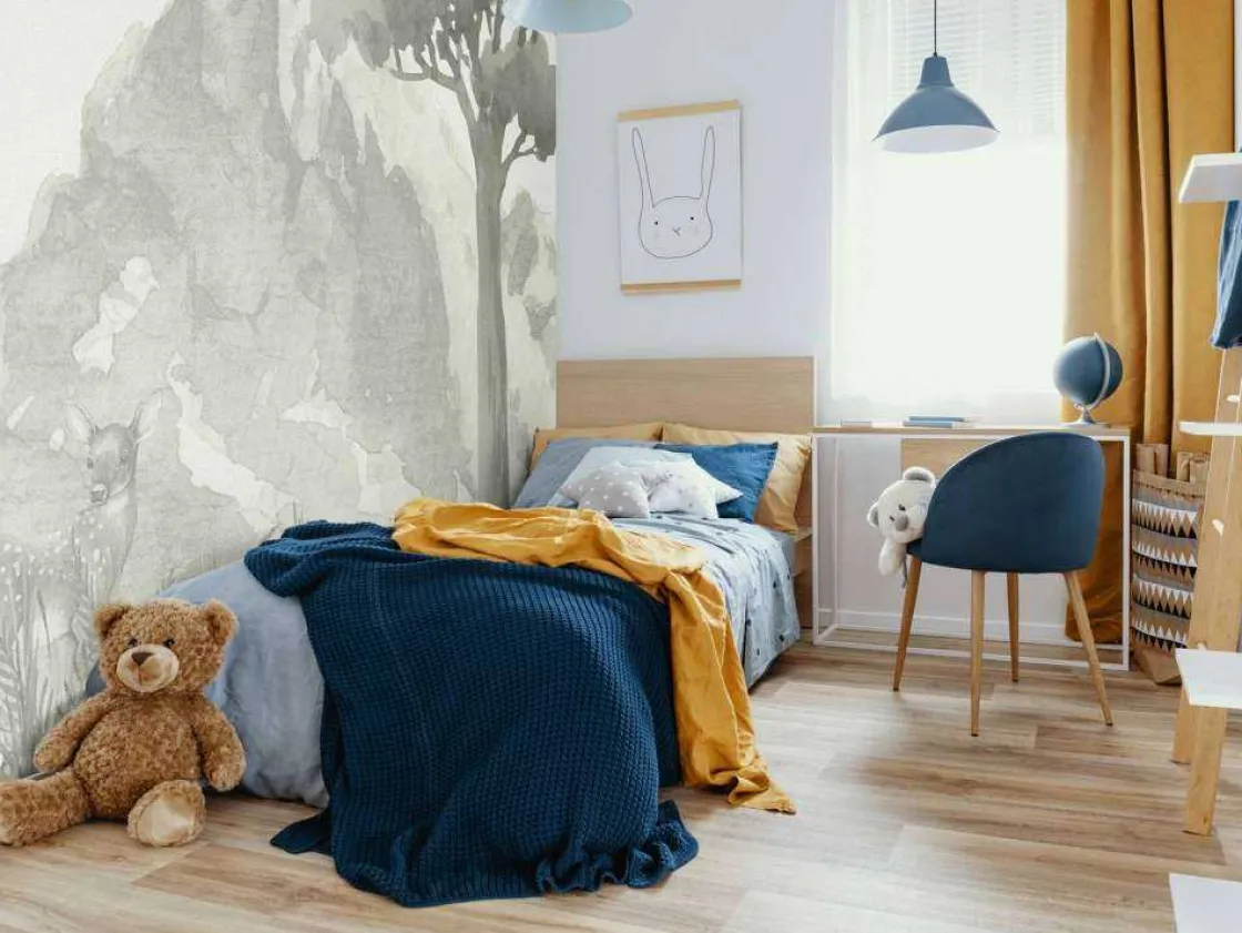 berg_in_groen_1.webp Fashion Berg in groen Kinderkamer | Dieren