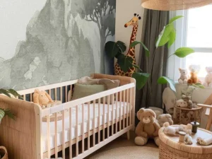 Fashion Berg in groen Kinderkamer | Dieren