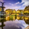 Best Bethesda Terrace en Fountain in Central Park fotobehang Architectuur