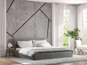 Sale Betonlook tegels fotobehang Gang | Oppervlakten