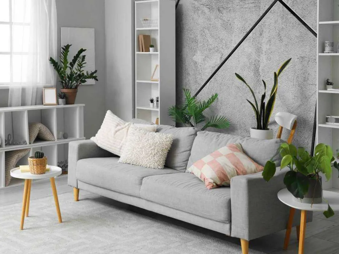 betonlook_tegels_fotobeha_10.webp Sale Betonlook tegels fotobehang Gang | Oppervlakten