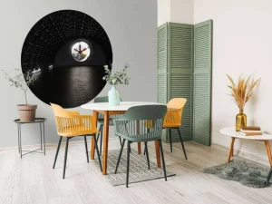 Online Betonnen garage met een ventilatiesysteem fotobehang Transport | Architectuur