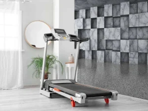 Sale Betonnen ruimte met kubussen tegen de muur fotobehang 3d
