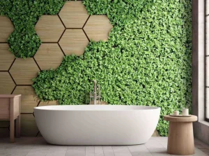 Clearance Bijzondere tuinwand fotobehang Bloemen | Architectuur