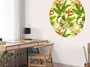 Best Bloemen en bladeren print fotobehang Bloemen
