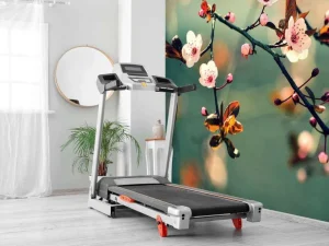 Clearance Bloesem in Volle Bloei met Groene Achtergrond fotobehang Bloemen
