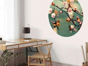 Clearance Bloesem in Volle Bloei met Groene Achtergrond fotobehang Bloemen