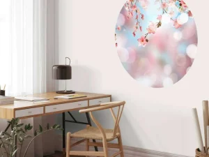 Online Bloesem met wazige achtergrond fotobehang Bloemen