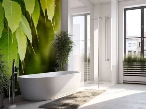 New Bodhi bladeren in de zon fotobehang Bloemen