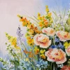 Hot Boeket met zomerse bloemen fotobehang Kunst & Design | Bloemen