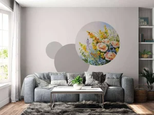 Hot Boeket met zomerse bloemen fotobehang Kunst & Design | Bloemen