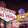 Hot Bord in Las Vegas fotobehang Tienerkamer