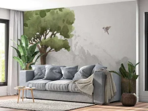 Fashion Bosdieren bij een berg Kinderkamer | Dieren