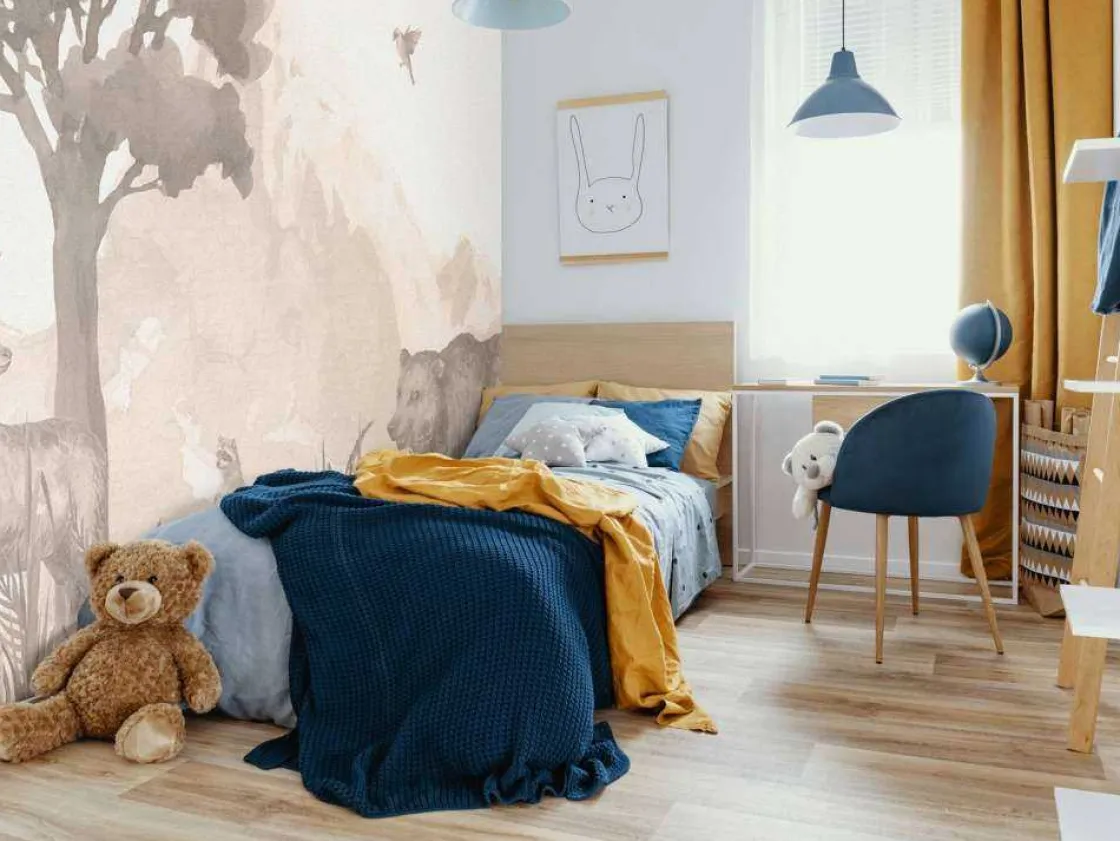 bosdieren_in_taupe_7.webp Hot Bosdieren in taupe Kinderkamer | Dieren