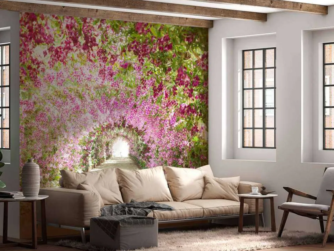 botanische_tuin_met_orchi_2.webp Discount Botanische tuin met orchideeën fotobehang Tienerkamer | 3d