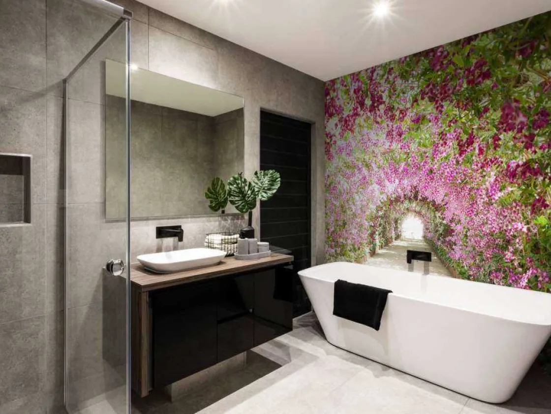 botanische_tuin_met_orchi_8.webp Discount Botanische tuin met orchideeën fotobehang Tienerkamer | 3d