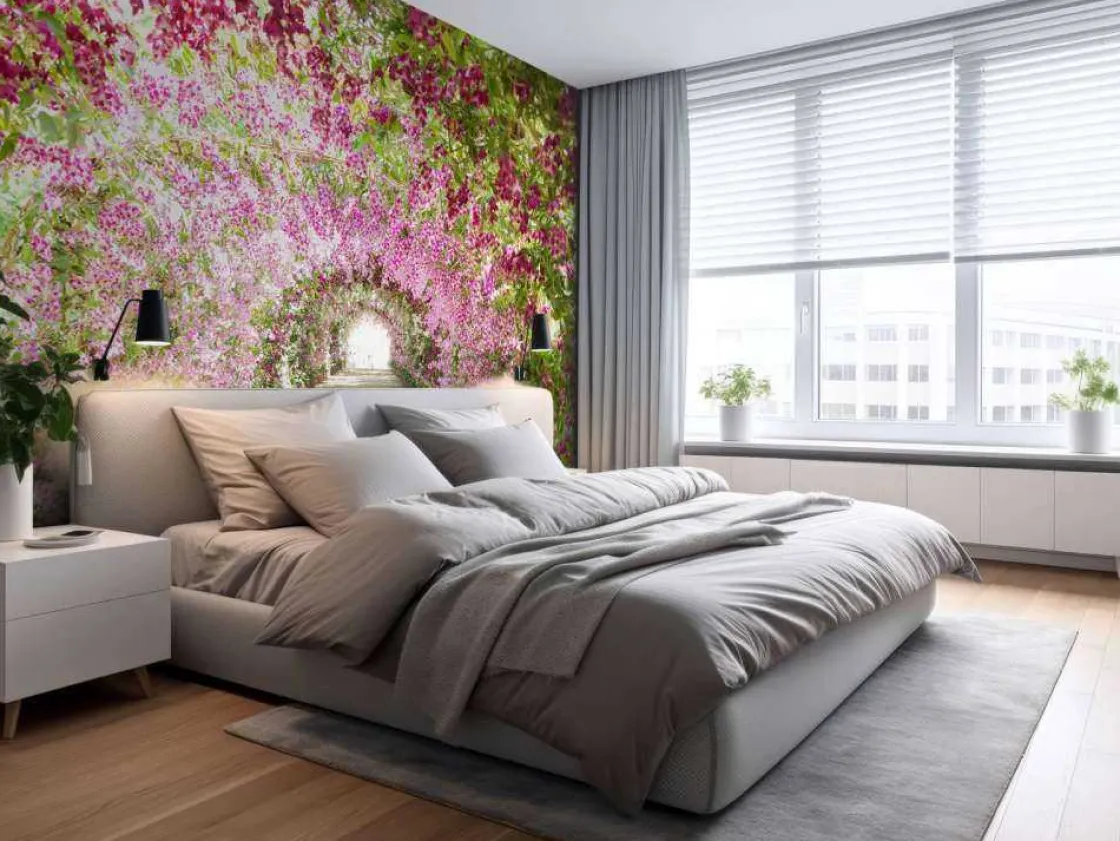 botanische_tuin_met_orchi_9.webp Discount Botanische tuin met orchideeën fotobehang Tienerkamer | 3d